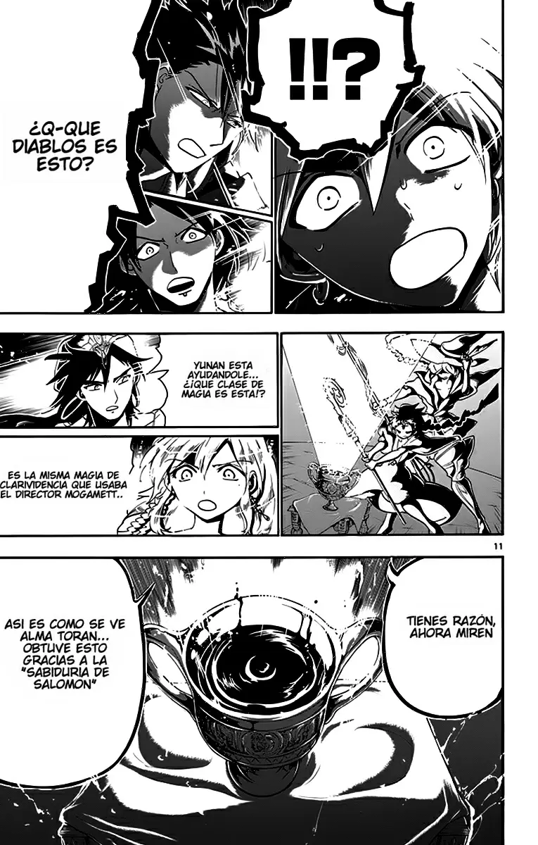 Magi - Labyrinth of Magic capítulo 214, página 11