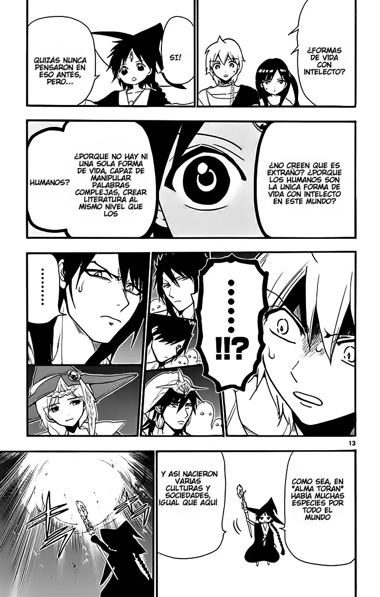 Magi - Labyrinth of Magic capítulo 214, página 13