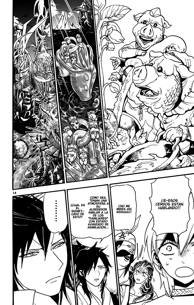 Magi - Labyrinth of Magic capítulo 214, página 14