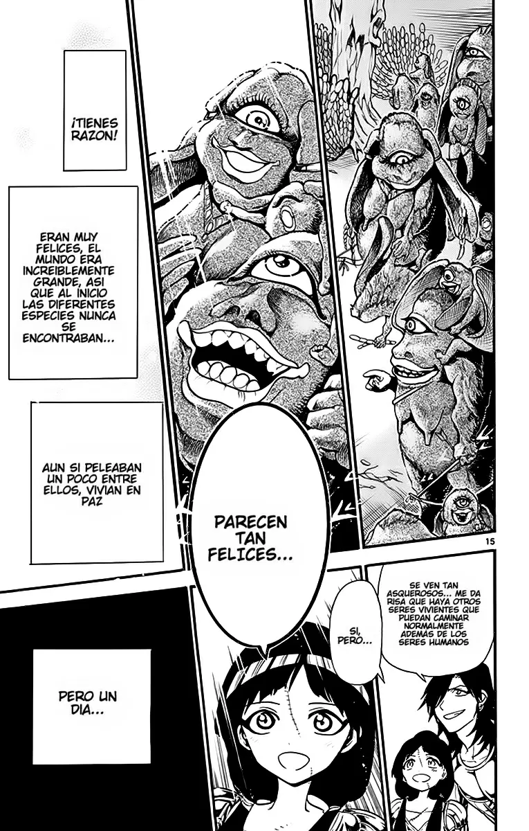 Magi - Labyrinth of Magic capítulo 214, página 15