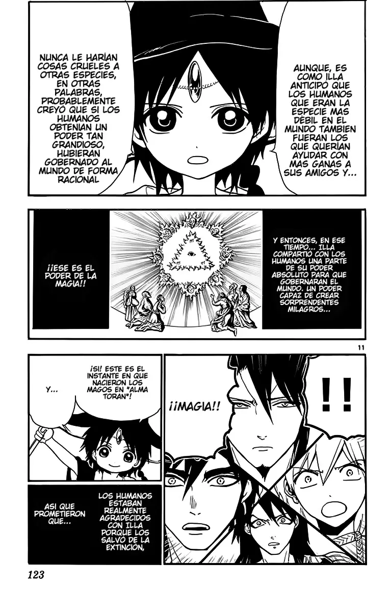 Magi - Labyrinth of Magic capítulo 215, página 11