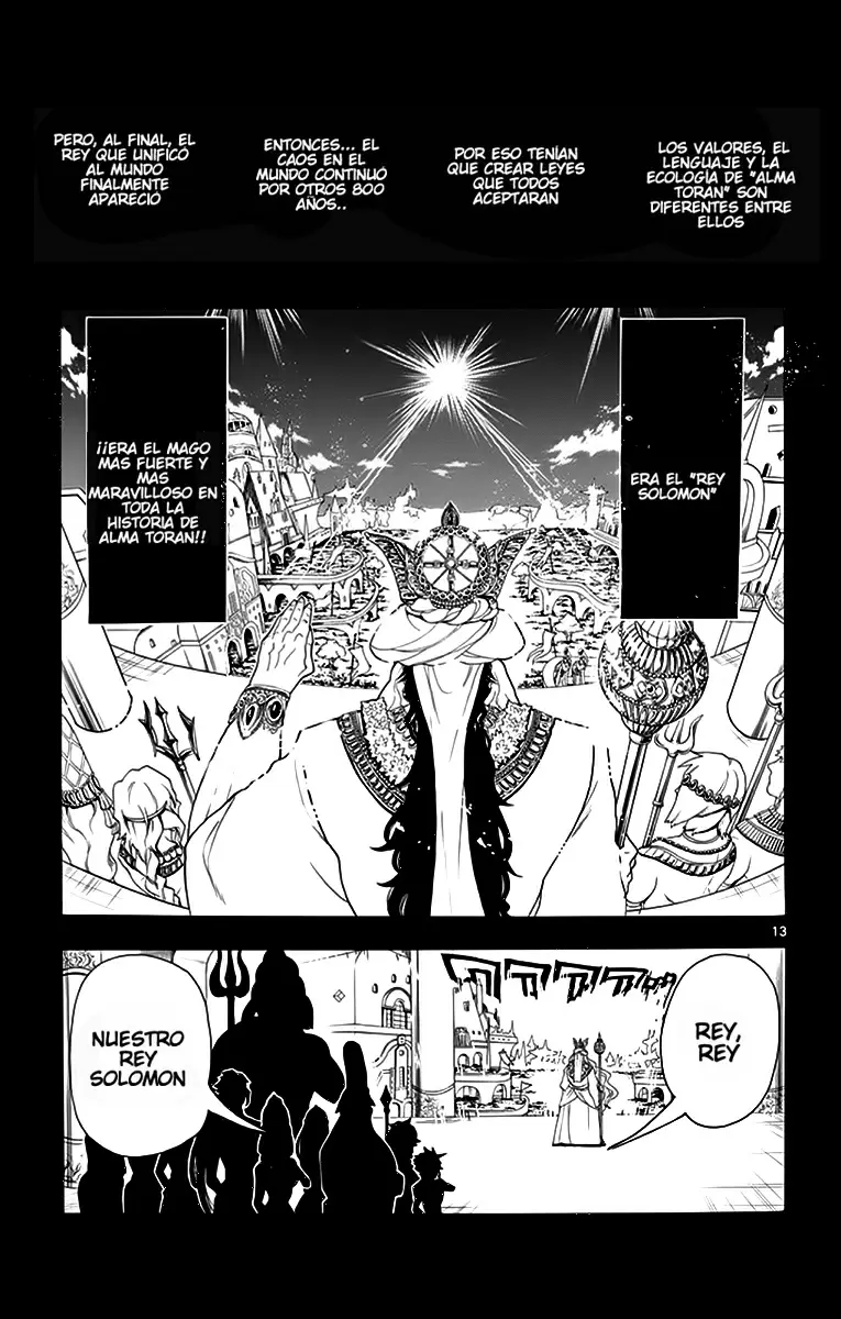 Magi - Labyrinth of Magic capítulo 215, página 13