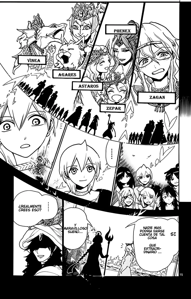 Magi - Labyrinth of Magic capítulo 215, página 15