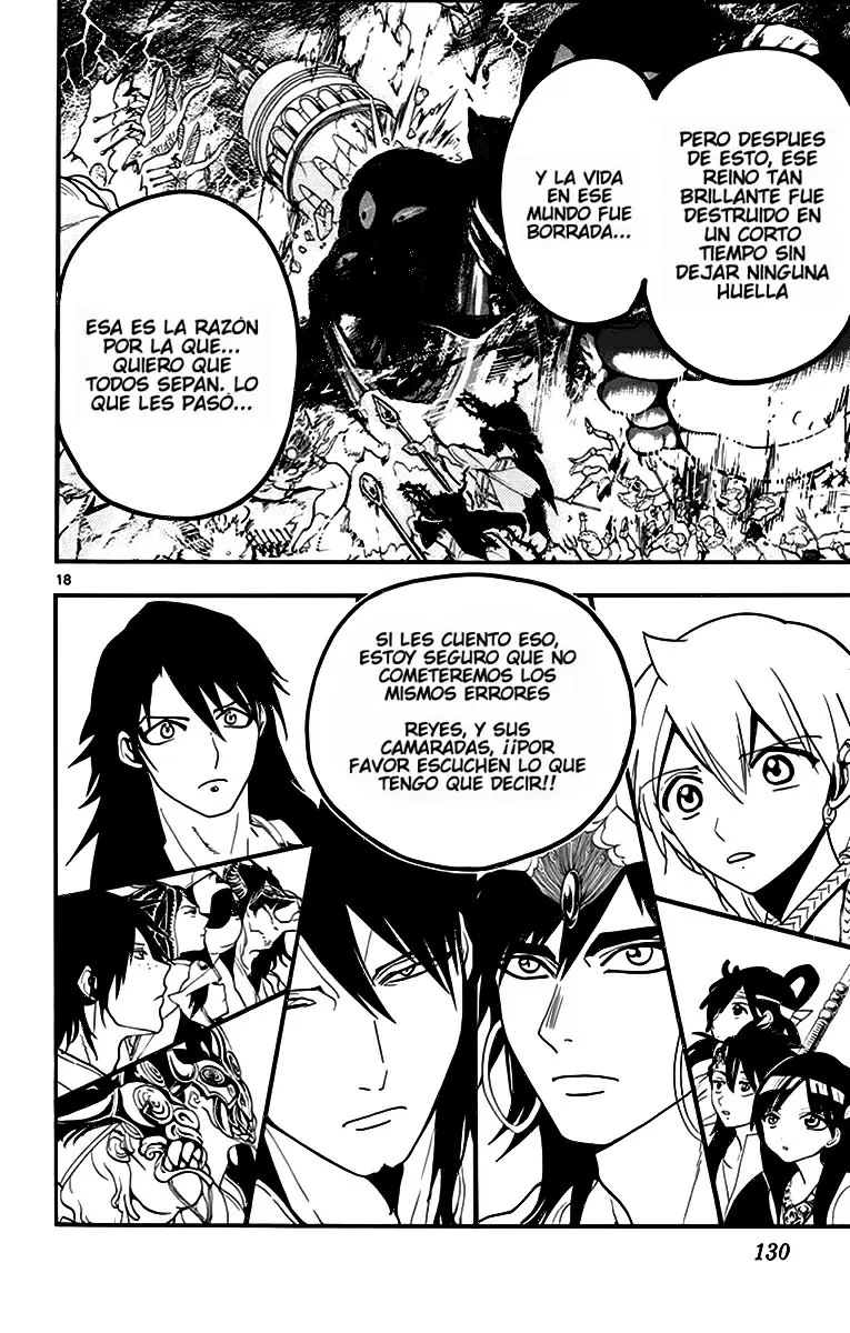 Magi - Labyrinth of Magic capítulo 215, página 18