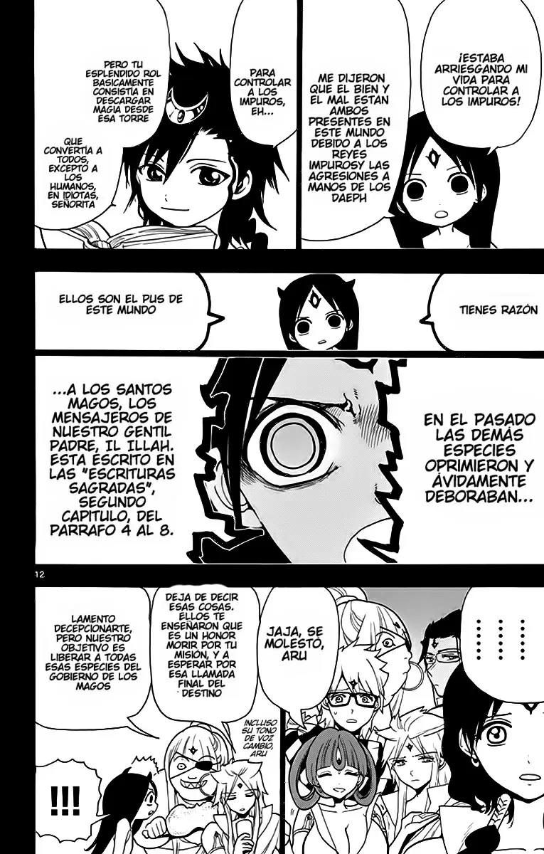 Magi - Labyrinth of Magic capítulo 216, página 12