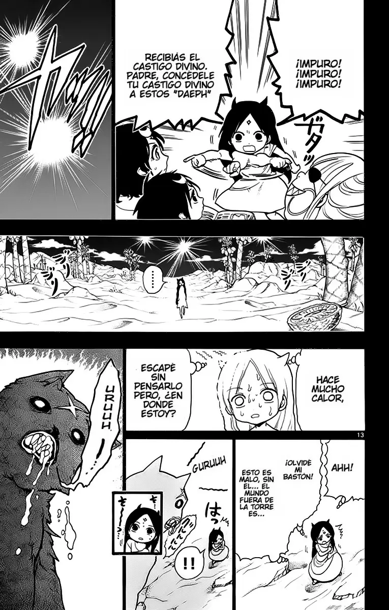 Magi - Labyrinth of Magic capítulo 216, página 13