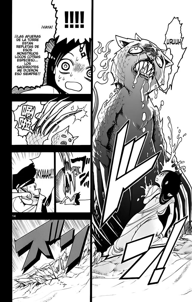 Magi - Labyrinth of Magic capítulo 216, página 14
