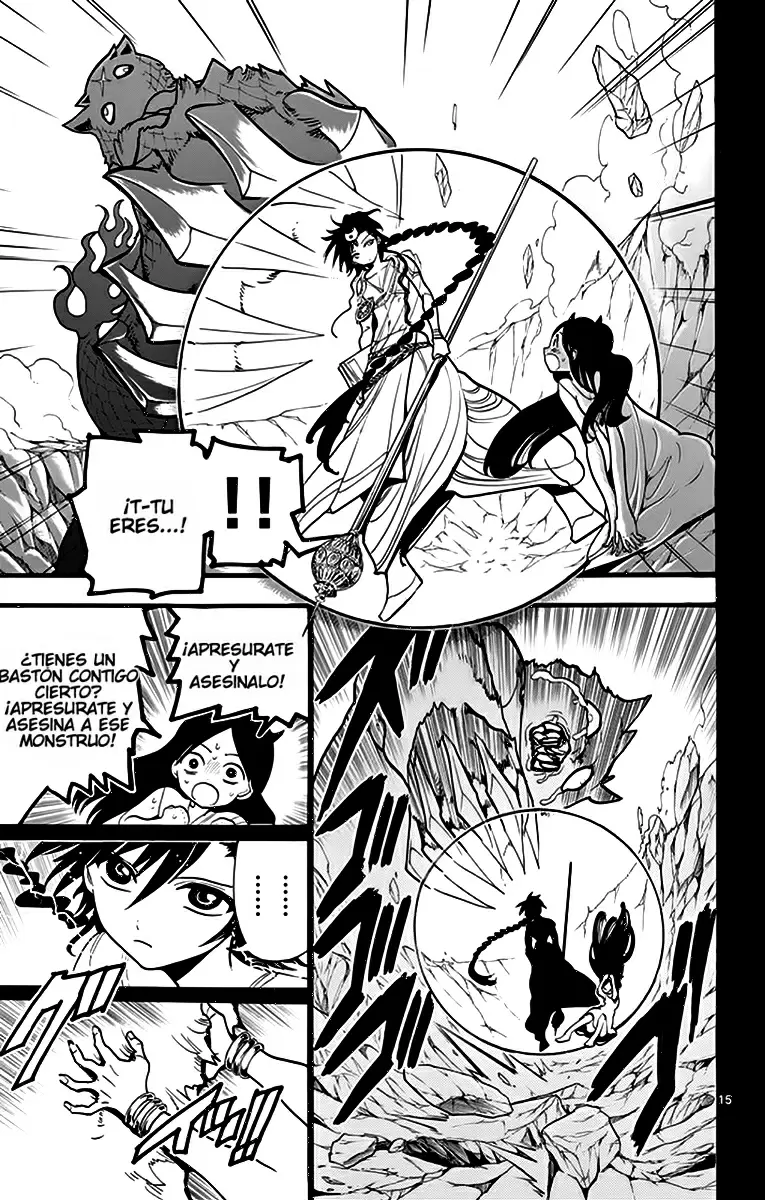 Magi - Labyrinth of Magic capítulo 216, página 15