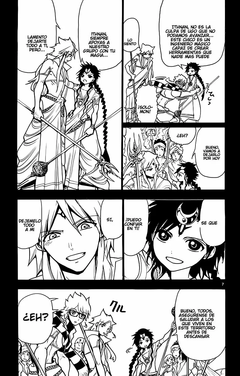 Magi - Labyrinth of Magic capítulo 217, página 7