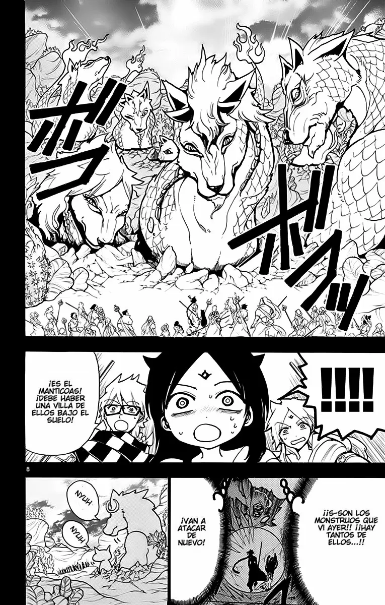 Magi - Labyrinth of Magic capítulo 217, página 8
