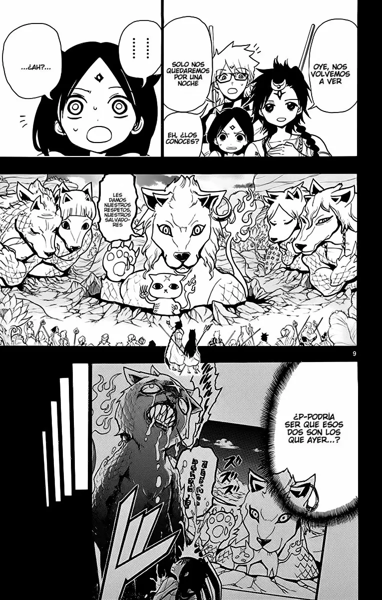 Magi - Labyrinth of Magic capítulo 217, página 9
