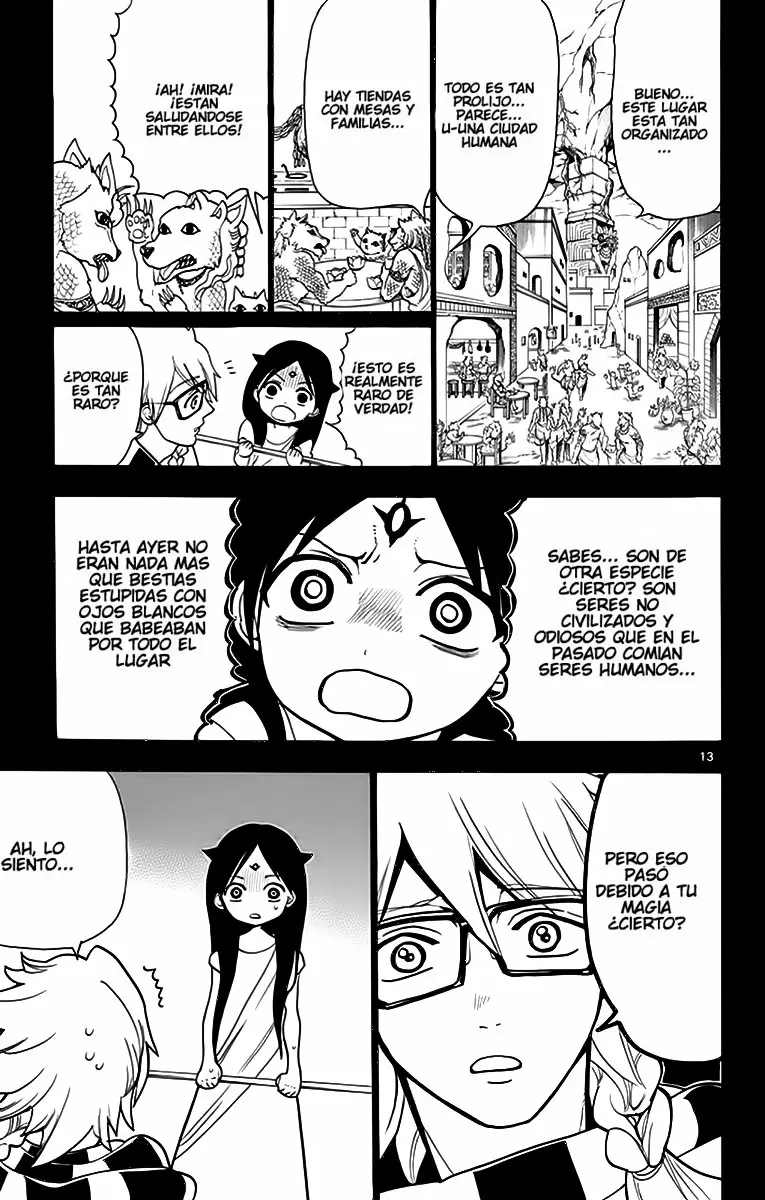 Magi - Labyrinth of Magic capítulo 217, página 13