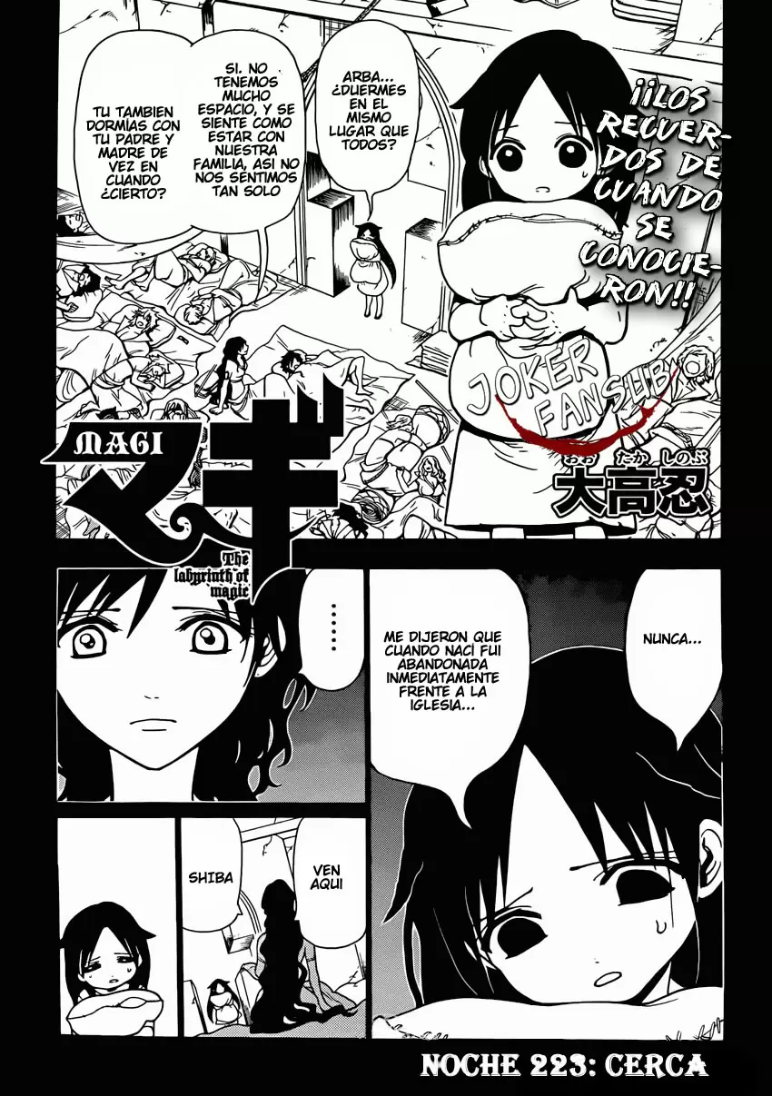 Magi - Labyrinth of Magic capítulo 223, página 1