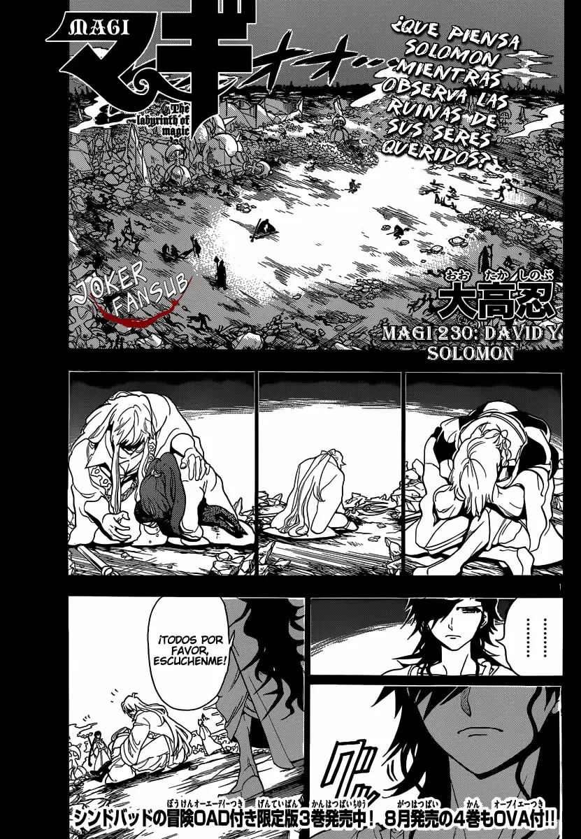 Magi - Labyrinth of Magic capítulo 230, página 1