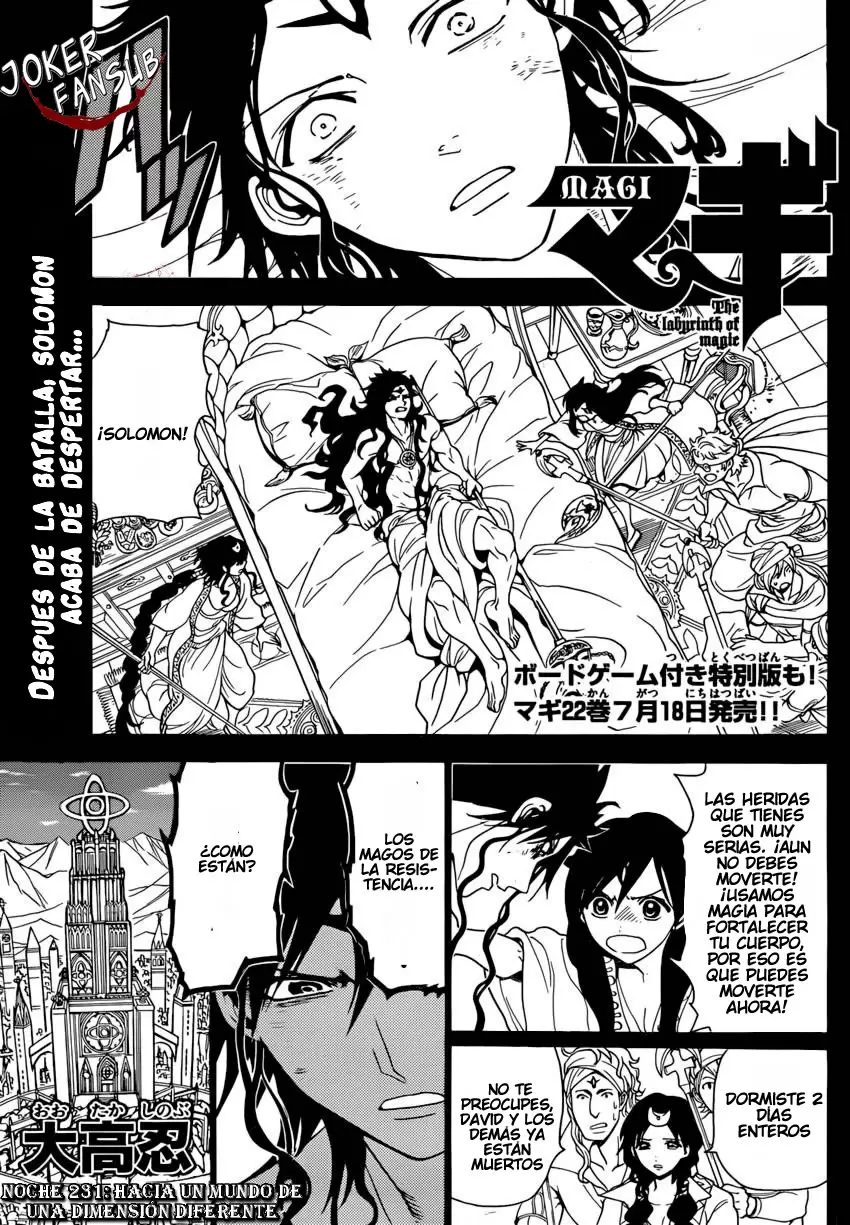 Magi - Labyrinth of Magic capítulo 231, página 2