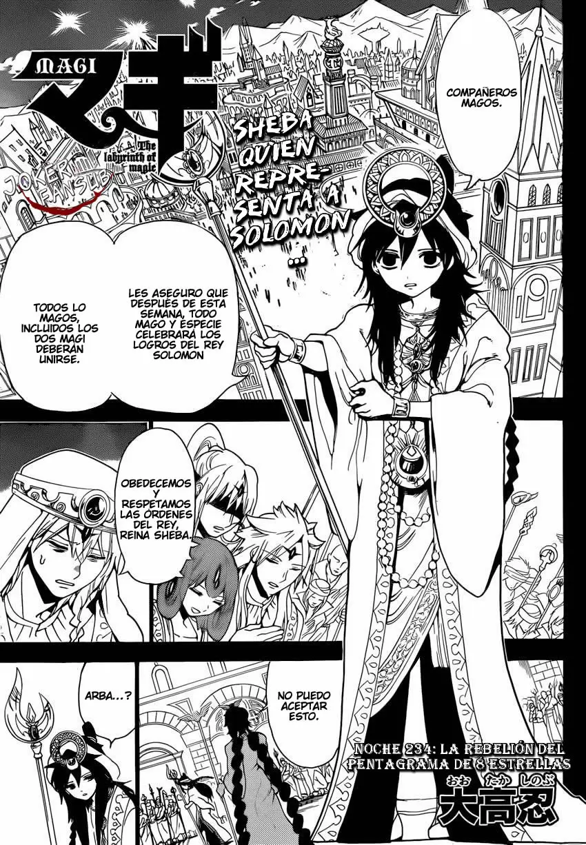 Magi - Labyrinth of Magic capítulo 234, página 2