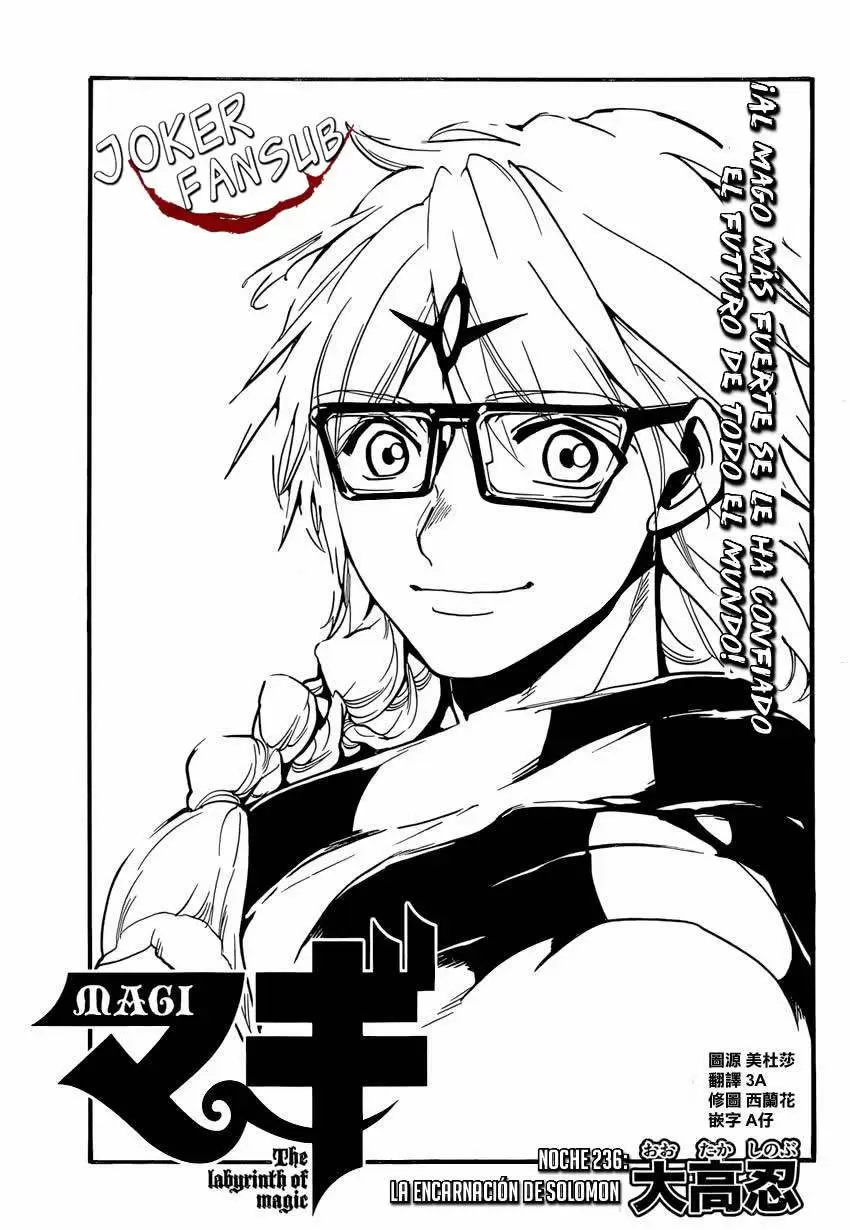 Magi - Labyrinth of Magic capítulo 236, página 2