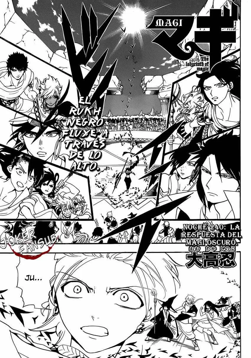 Magi - Labyrinth of Magic capítulo 240, página 2
