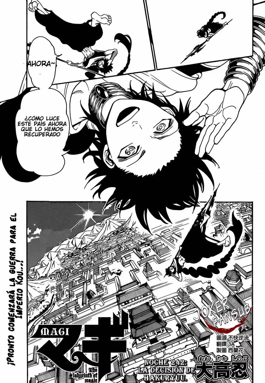 Magi - Labyrinth of Magic capítulo 242, página 2
