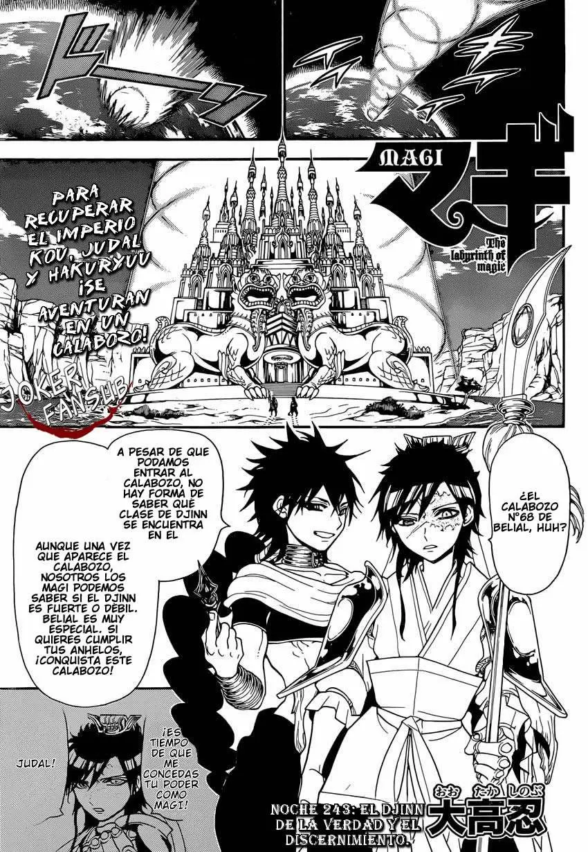 Magi - Labyrinth of Magic capítulo 243, página 2