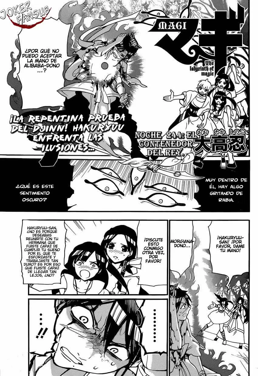 Magi - Labyrinth of Magic capítulo 244, página 2