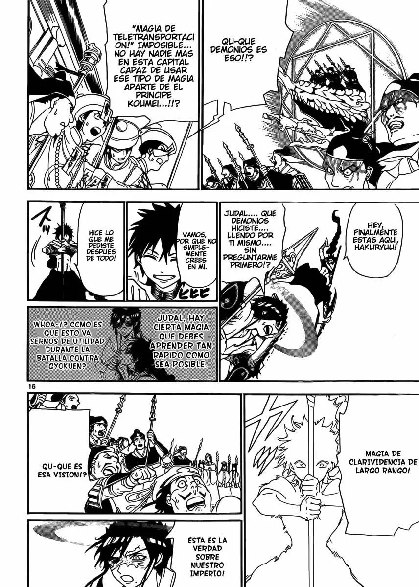 Magi - Labyrinth of Magic capítulo 246, página 16