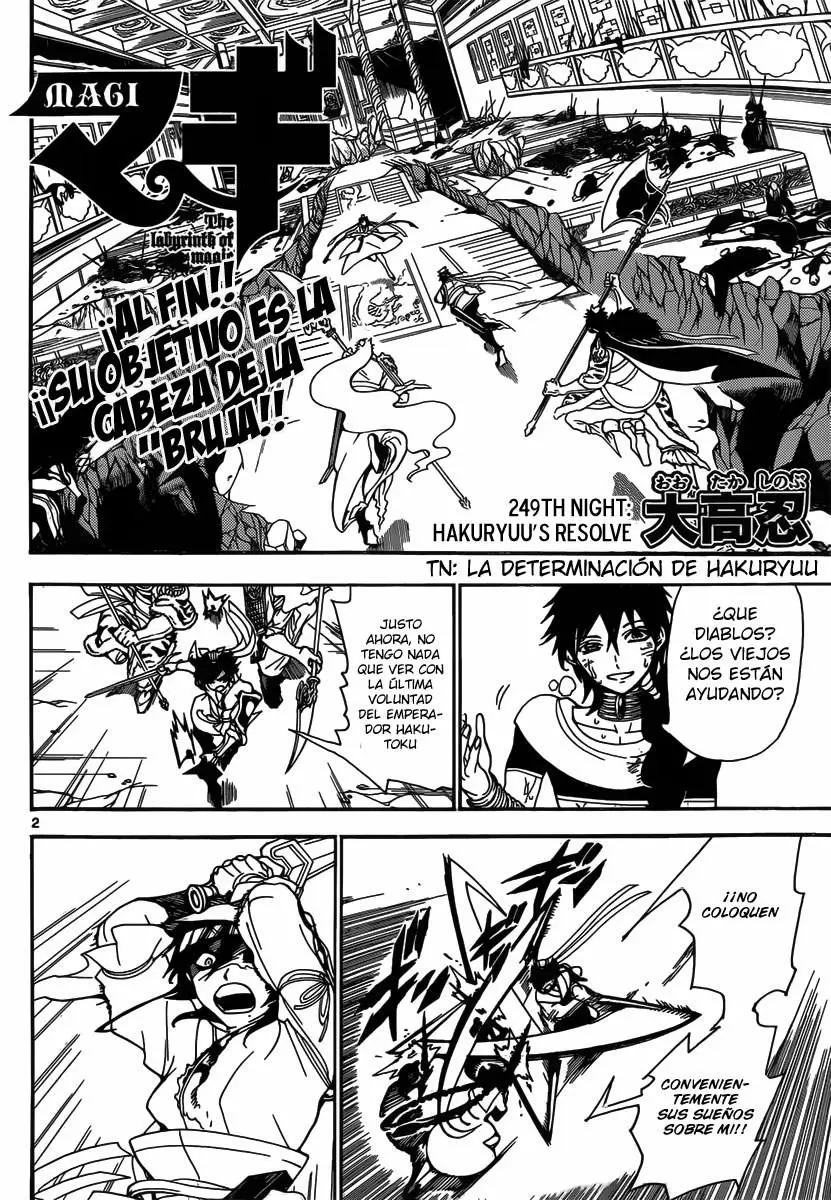 Magi - Labyrinth of Magic capítulo 249, página 2