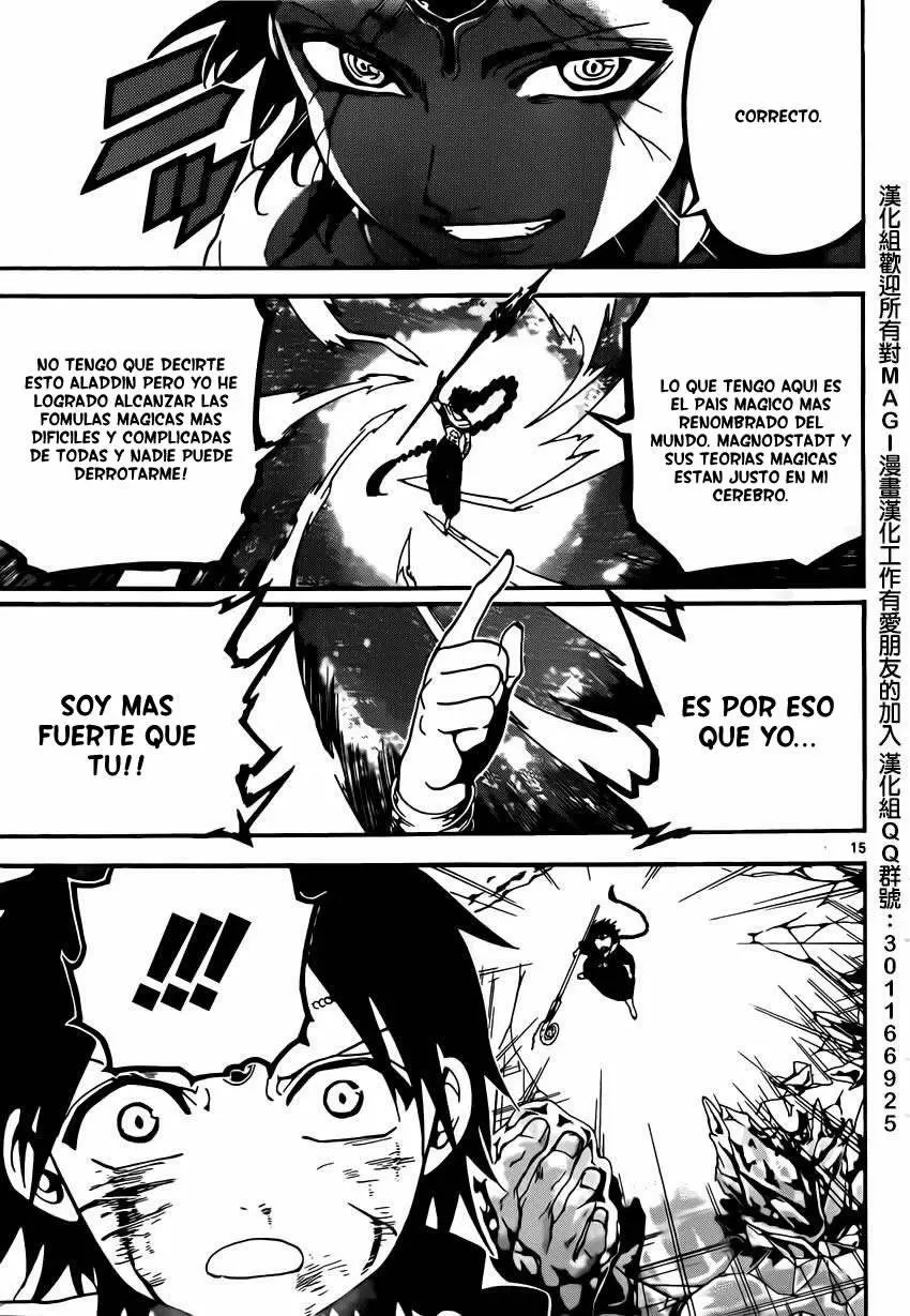 Magi - Labyrinth of Magic capítulo 254, página 16