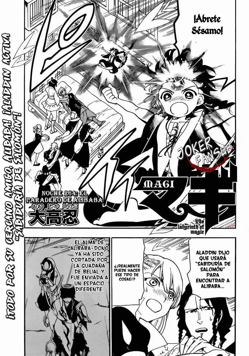 Magi - Labyrinth of Magic capítulo 264, página 2