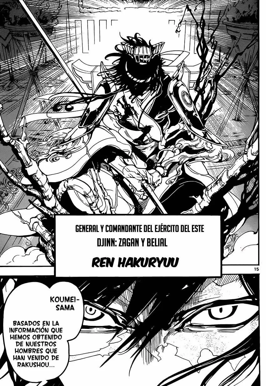 Magi - Labyrinth of Magic capítulo 267, página 15