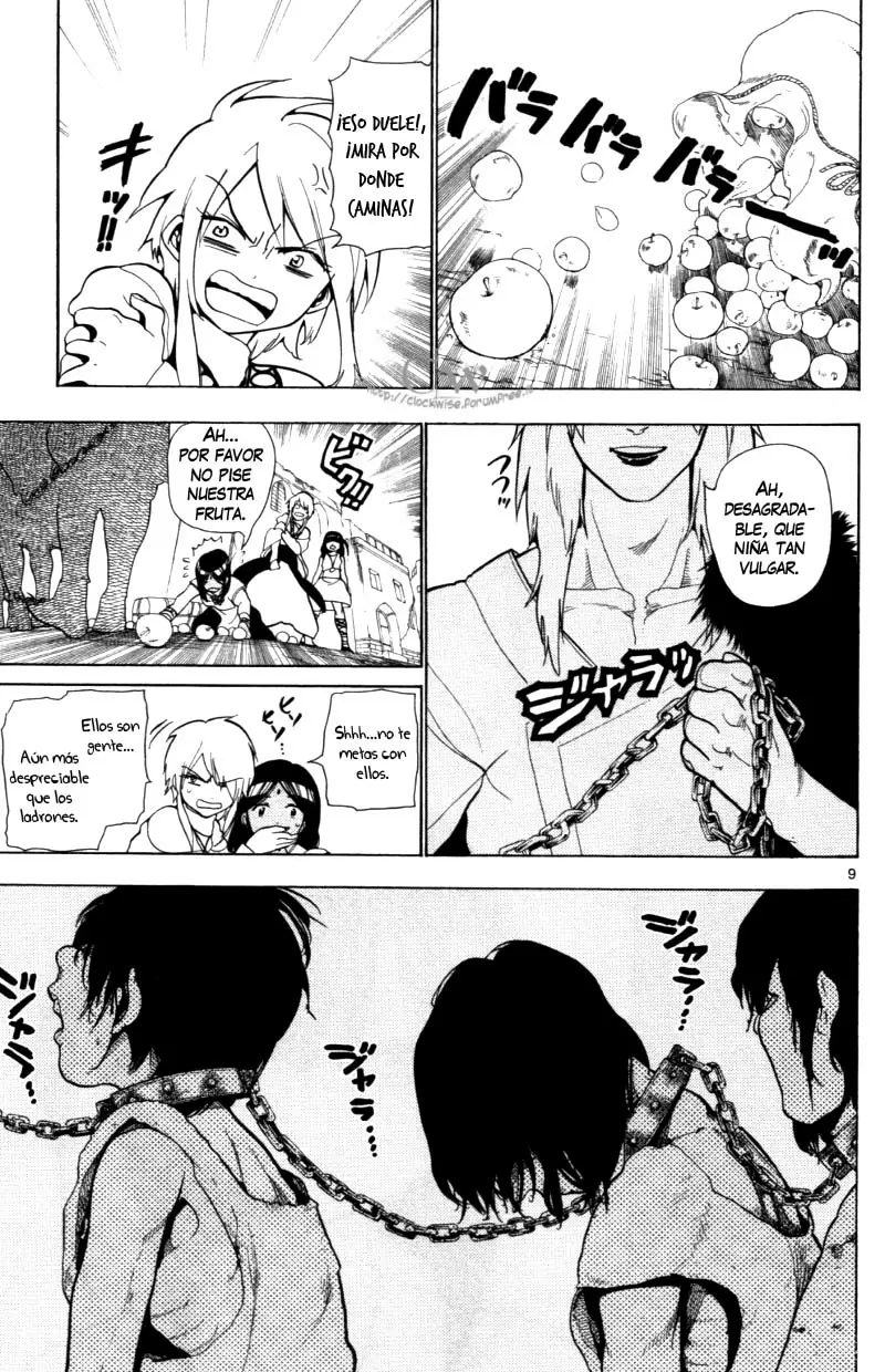 Magi - Labyrinth of Magic capítulo 27, página 9