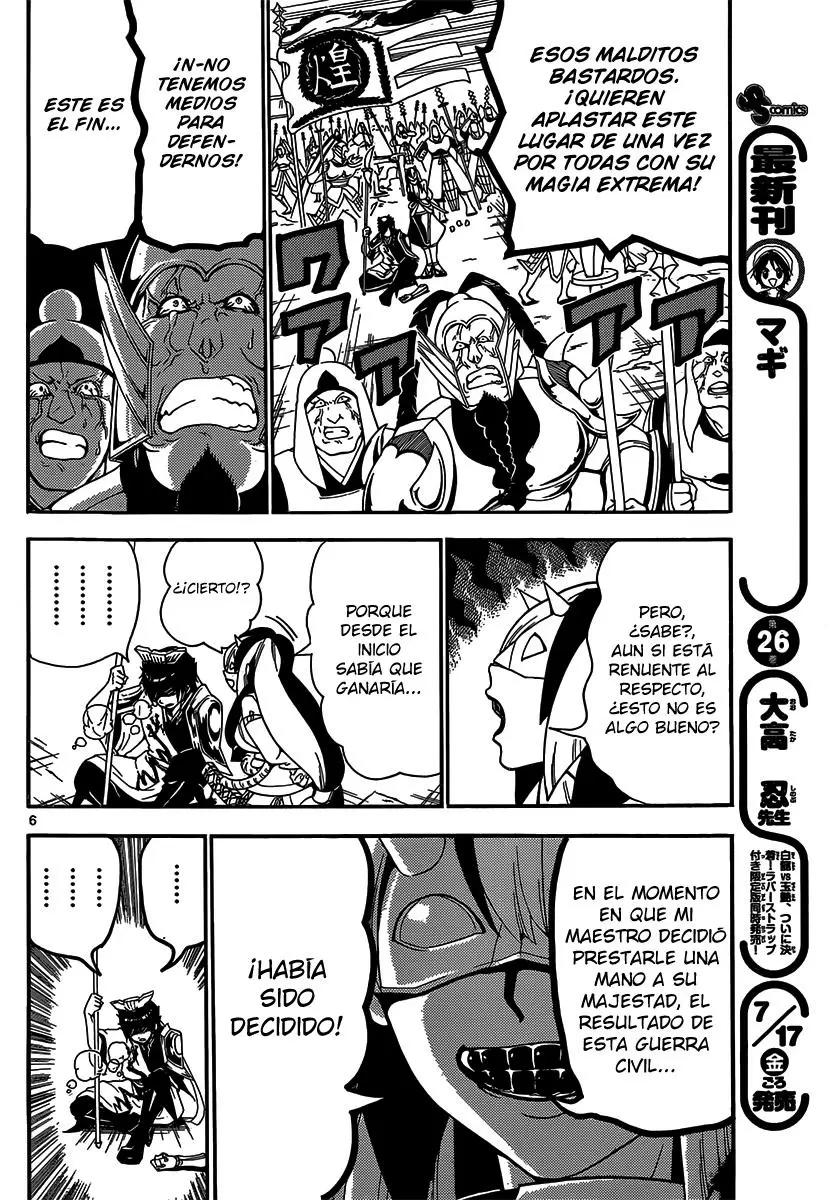 Magi - Labyrinth of Magic capítulo 273, página 6