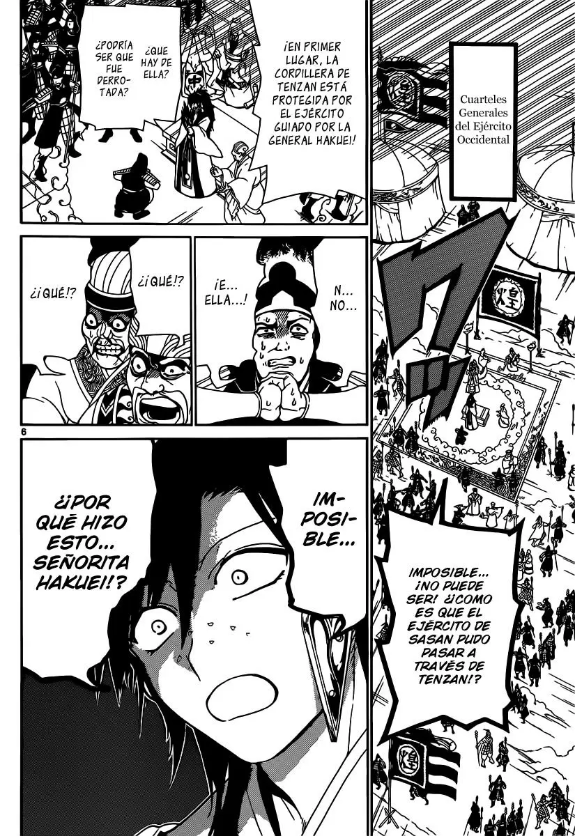 Magi - Labyrinth of Magic capítulo 274, página 6