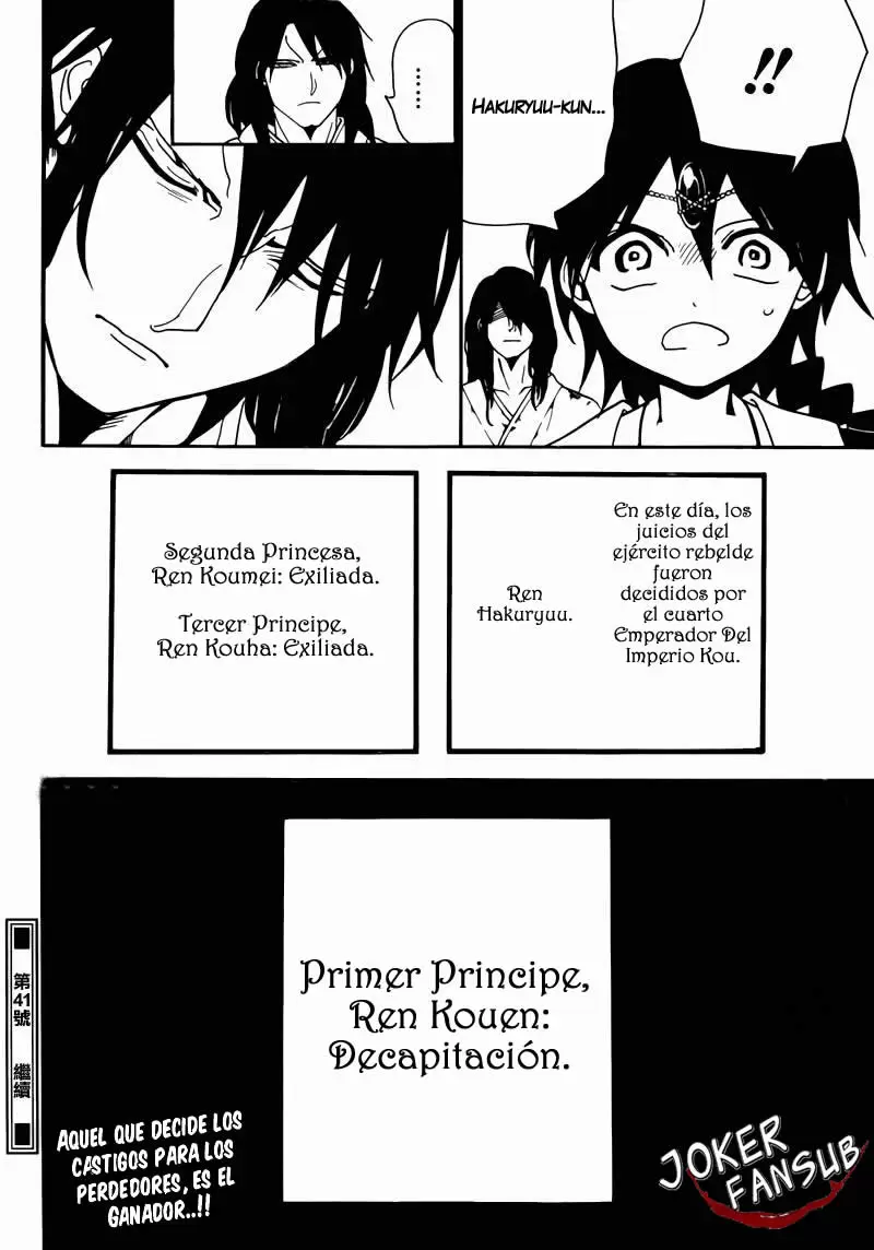 Magi - Labyrinth of Magic capítulo 279, página 19
