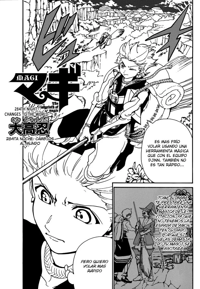 Magi - Labyrinth of Magic capítulo 284, página 1