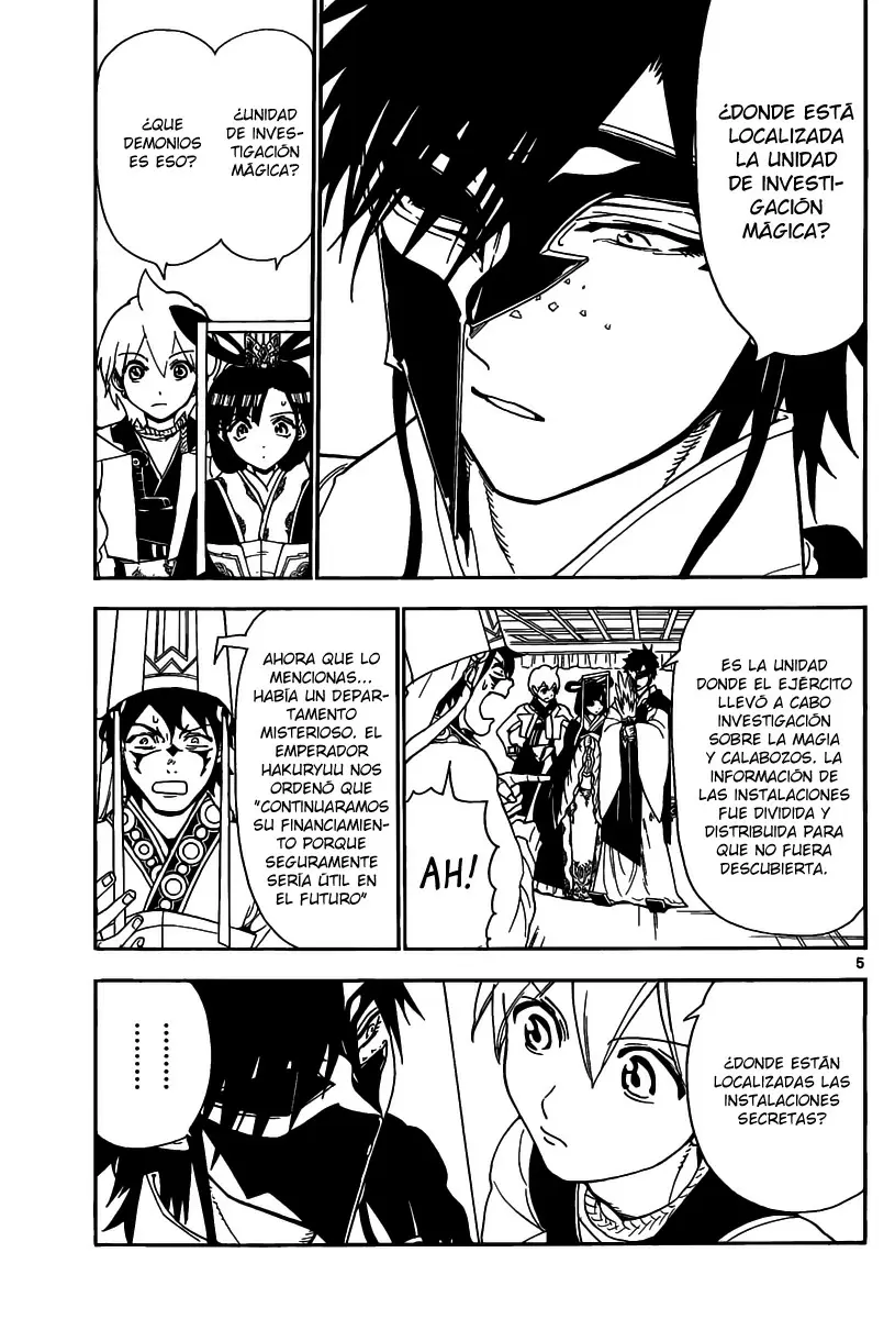 Magi - Labyrinth of Magic capítulo 295, página 5