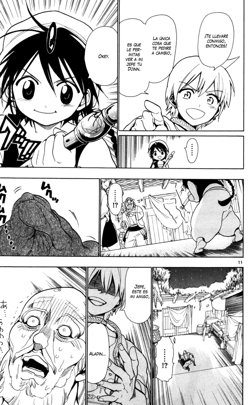 Magi - Labyrinth of Magic capítulo 3, página 11