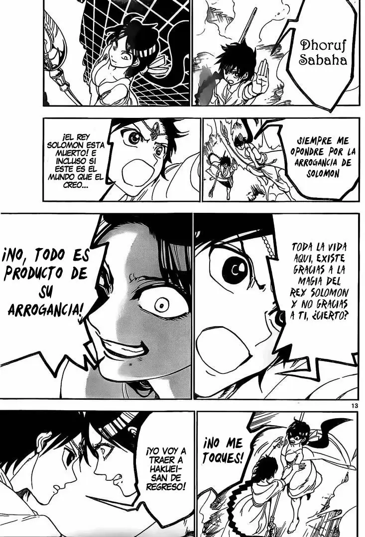 Magi - Labyrinth of Magic capítulo 312, página 13