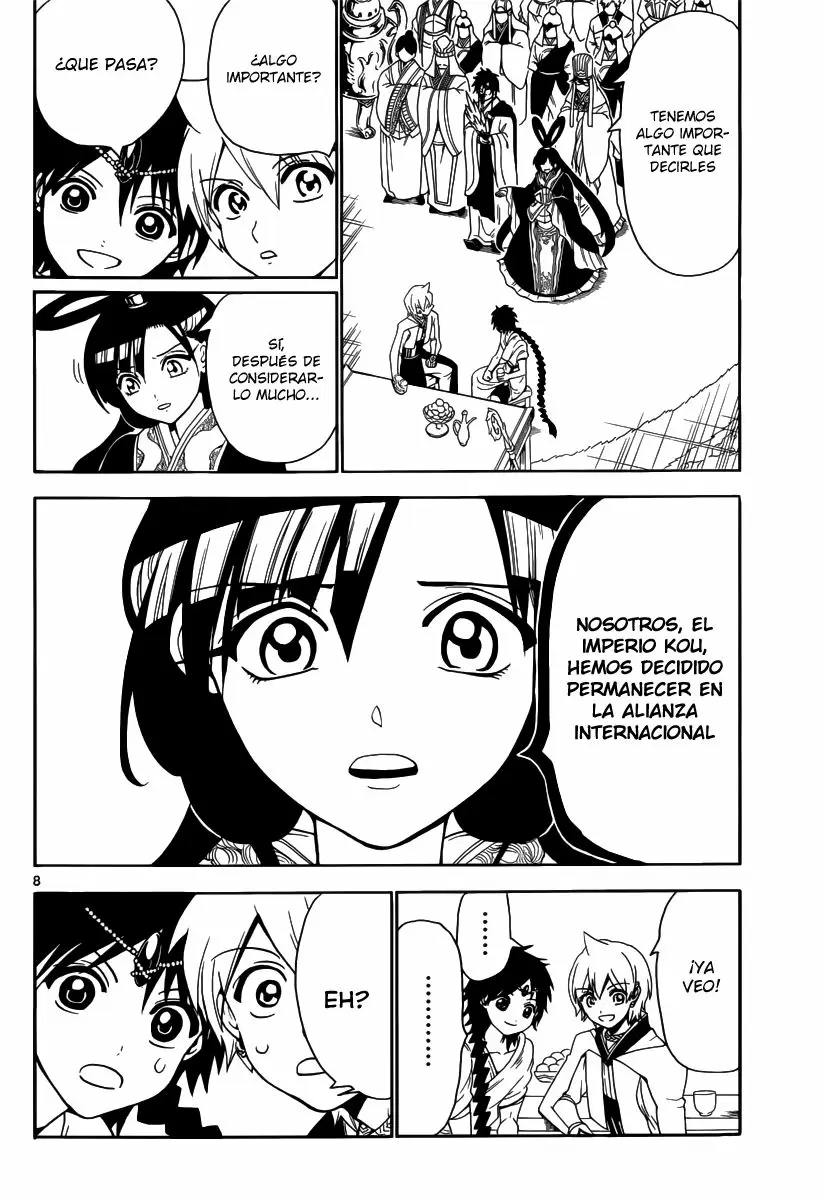 Magi - Labyrinth of Magic capítulo 327, página 8