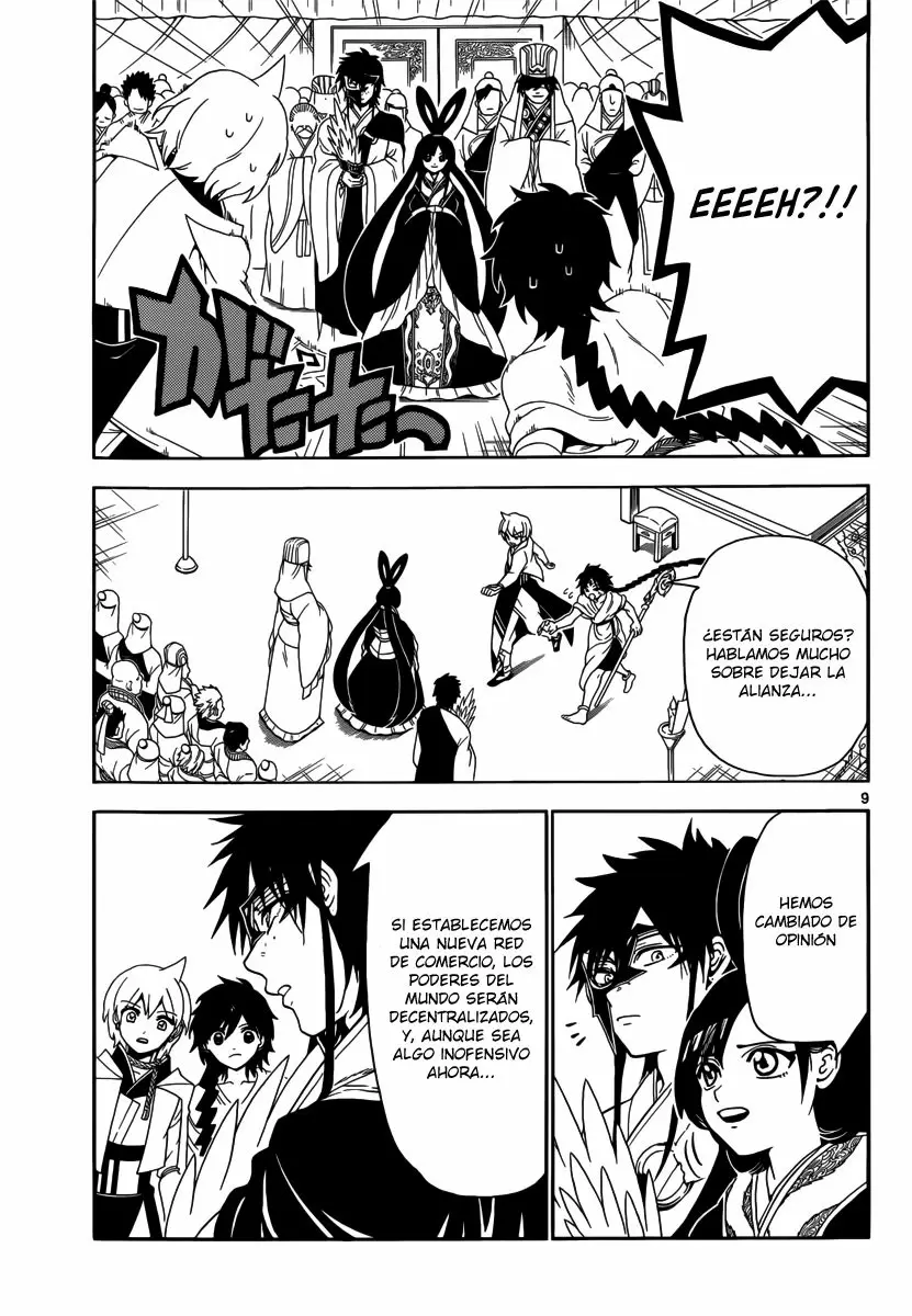 Magi - Labyrinth of Magic capítulo 327, página 9