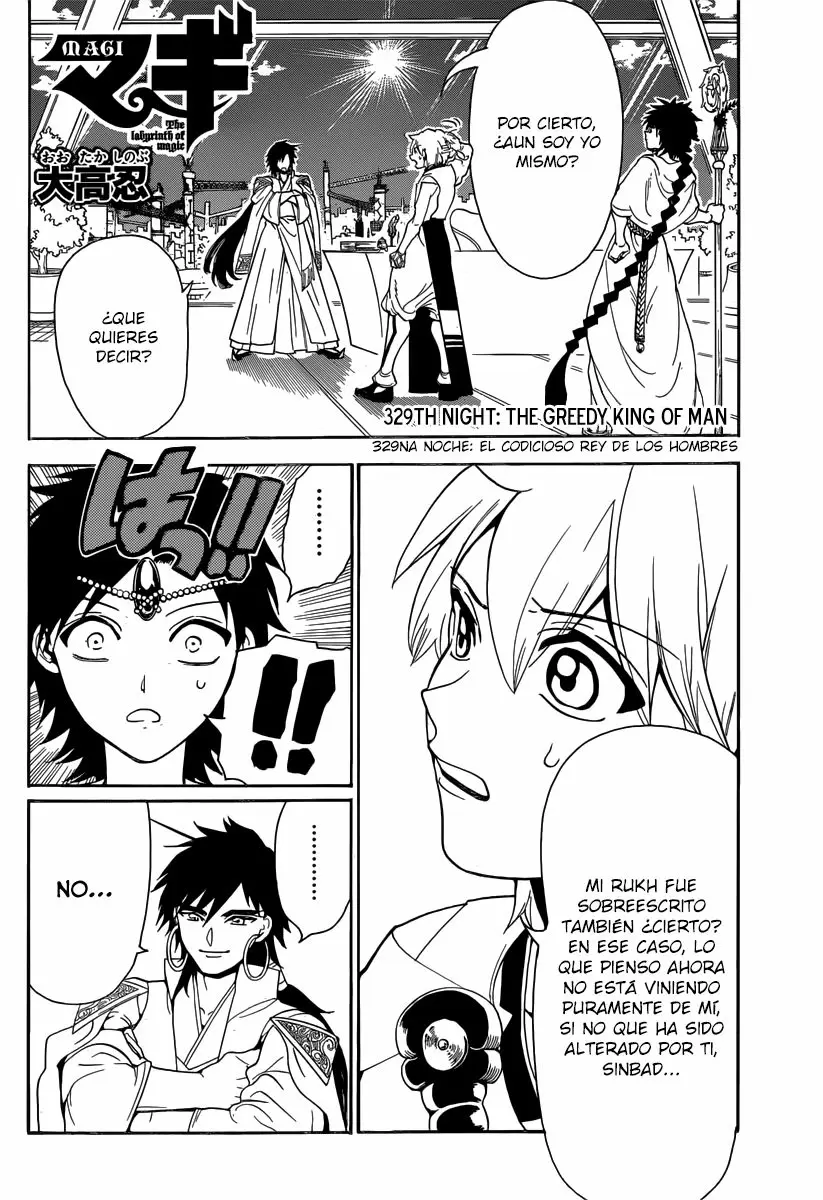 Magi - Labyrinth of Magic capítulo 329, página 2