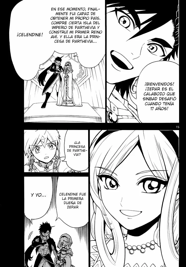 Magi - Labyrinth of Magic capítulo 340, página 15