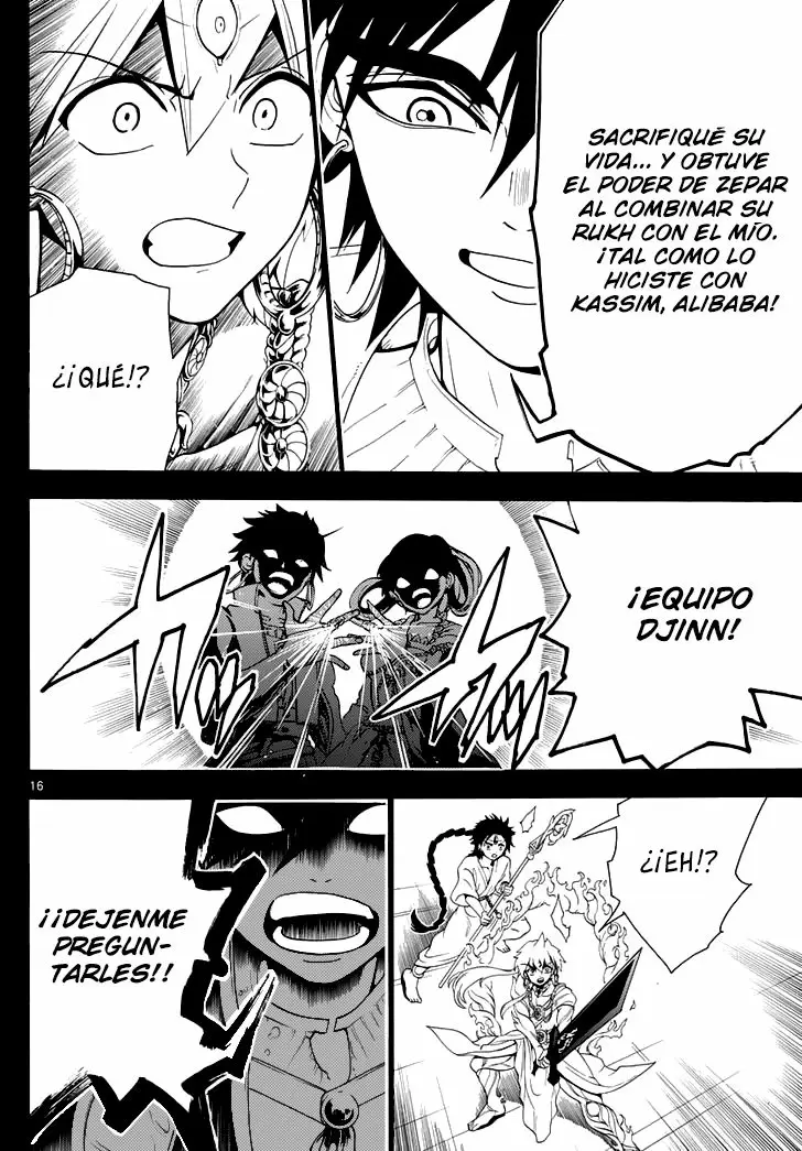 Magi - Labyrinth of Magic capítulo 340, página 16