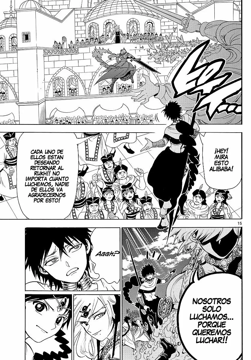 Magi - Labyrinth of Magic capítulo 353, página 15