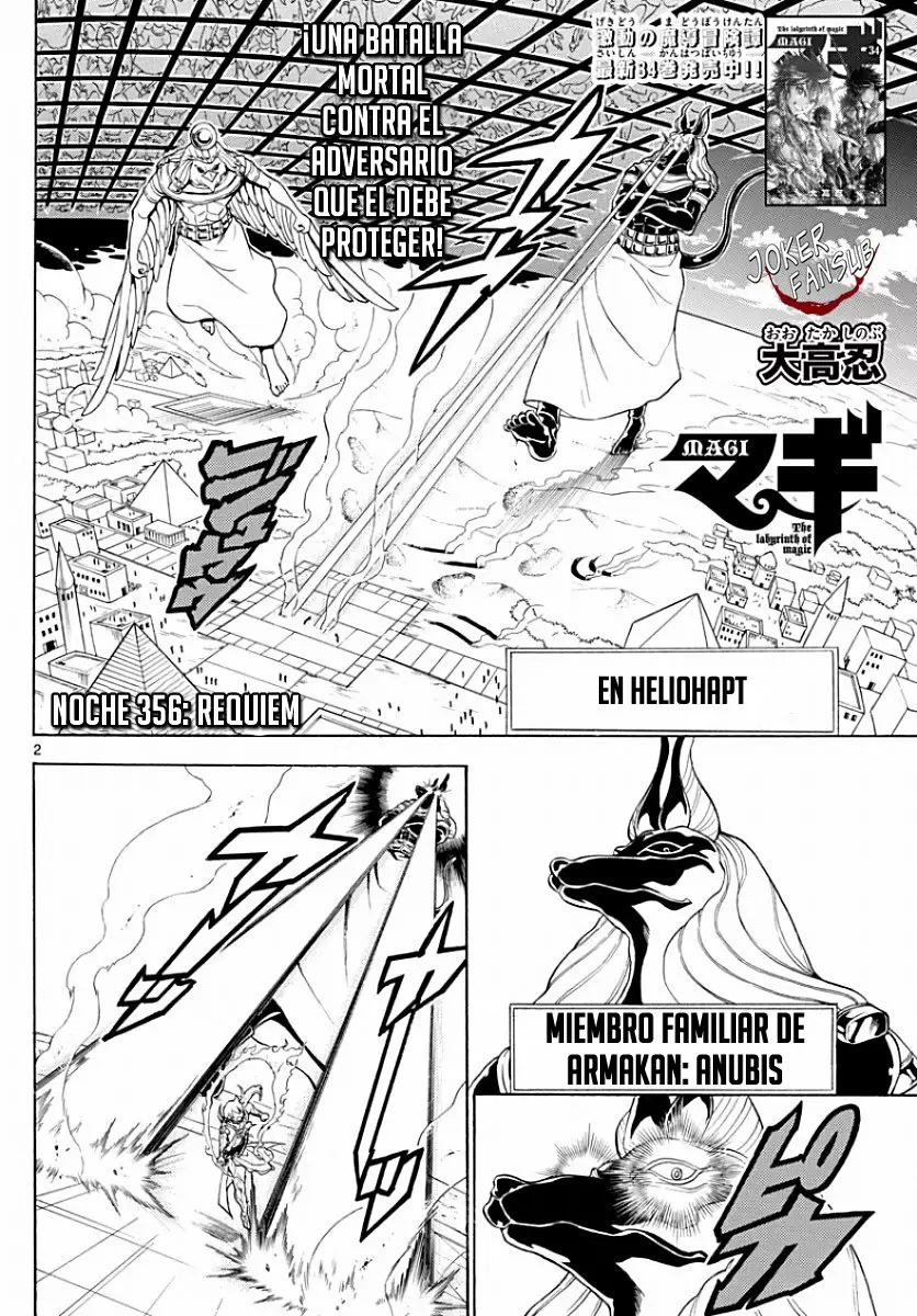 Magi - Labyrinth of Magic capítulo 356, página 2