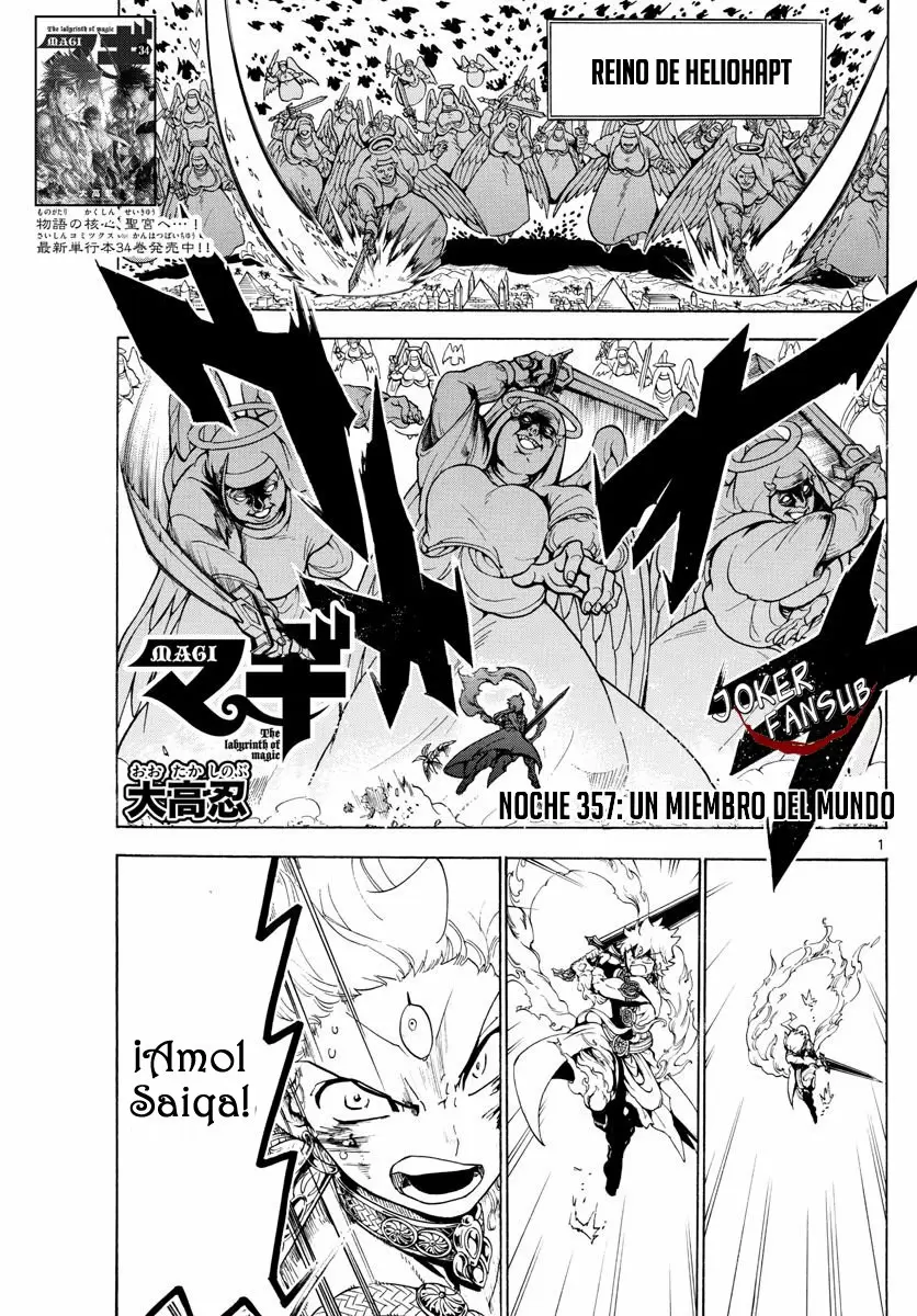 Magi - Labyrinth of Magic capítulo 357, página 1