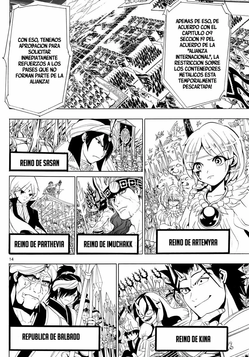 Magi - Labyrinth of Magic capítulo 357, página 12