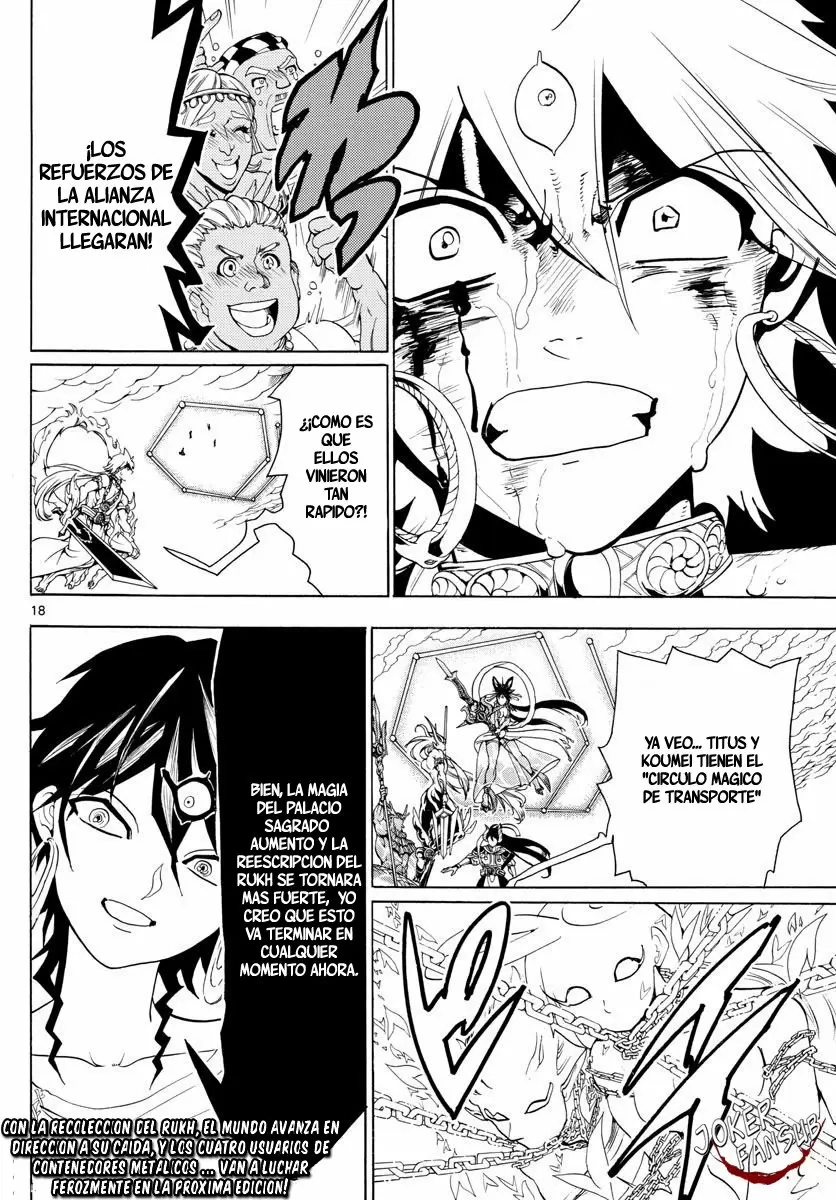 Magi - Labyrinth of Magic capítulo 359, página 18