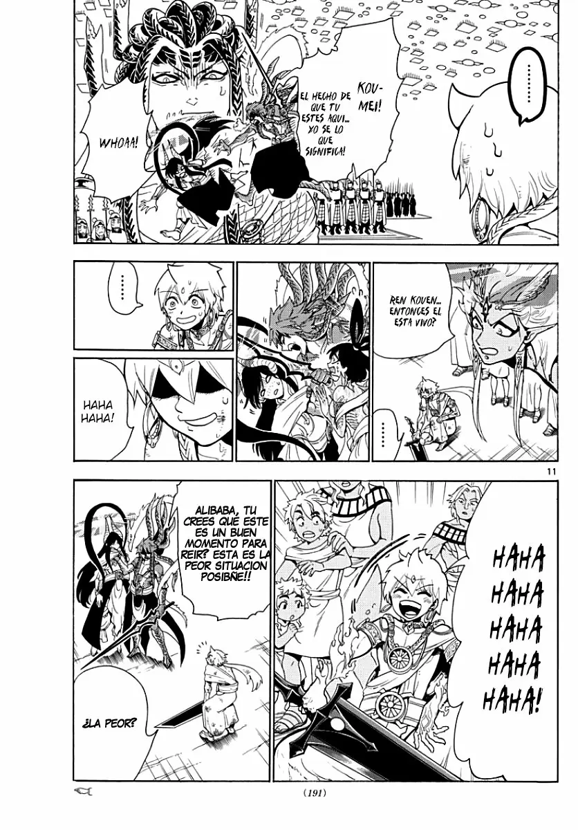 Magi - Labyrinth of Magic capítulo 363, página 11