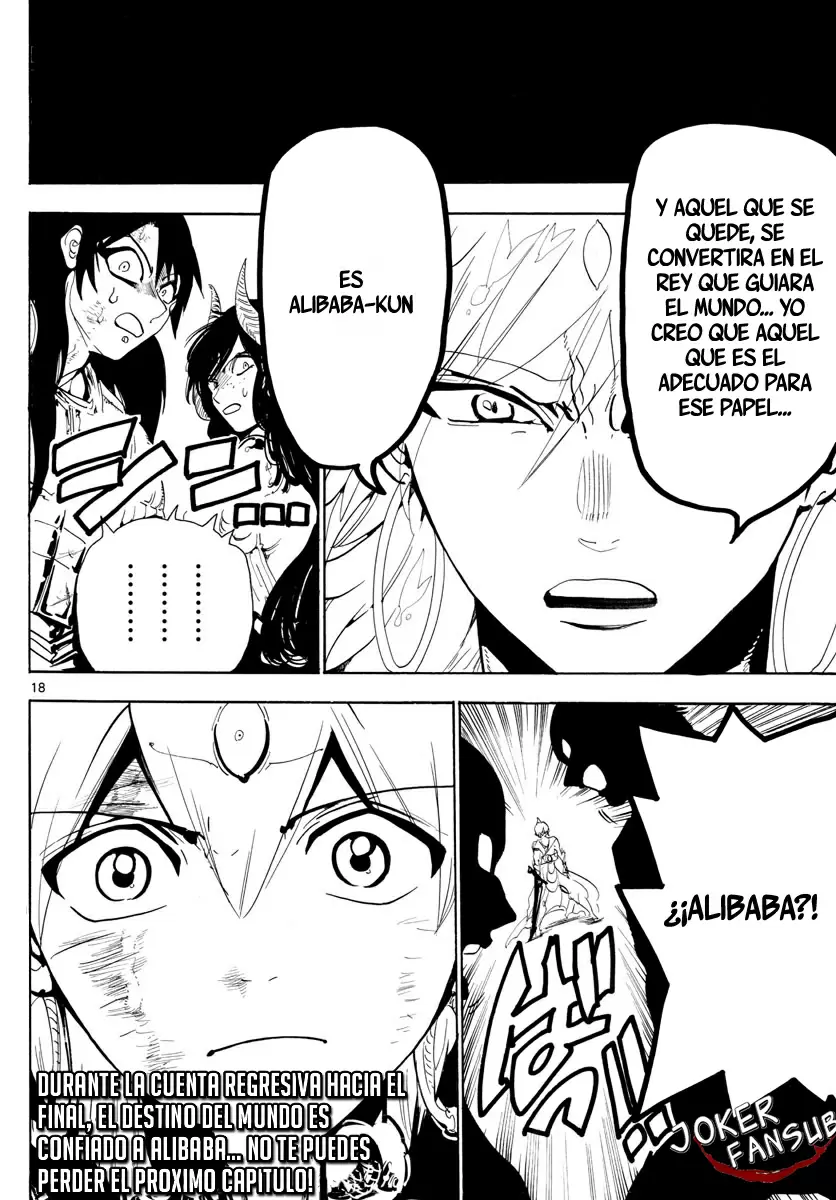 Magi - Labyrinth of Magic capítulo 366, página 18